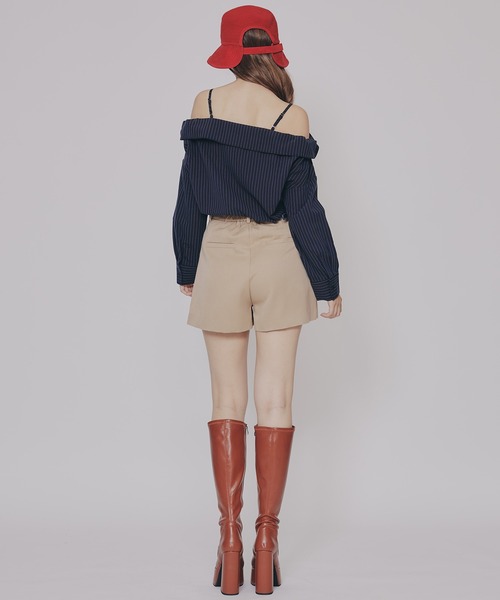 REDYAZEL(レディアゼル)の「スクエアタイツロングブーツ(ブーツ・レディース・オフホワイト/ブラック/ダークブラウン/ブラウン・MEDIUM/LARGE)」の19枚目の写真