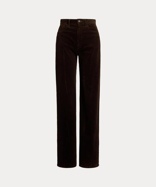 POLO RALPH LAUREN(ポロ ラルフ ローレン)の「コットン コーデュロイ ワイドレッグ パンツ(その他パンツ・レディース・ブラウン系・10/8/6/4/0/2/12)」の2枚目の写真