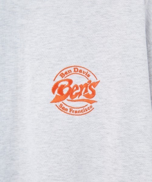 BEN DAVIS（ベンデイビス）の「【WEB限定】[BEN DAVIS/ベンデイビス] サークルロゴ バックプリント ロングスリーブTシャツ（Tシャツ/カットソー・レディース・ホワイト/ライトグレー/チャコールグレー・M/L/XL）」の19枚目の写真