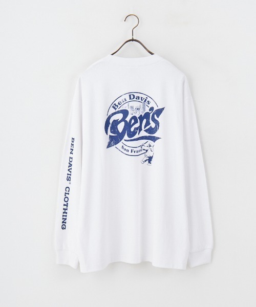 BEN DAVIS（ベンデイビス）の「【WEB限定】[BEN DAVIS/ベンデイビス] サークルロゴ バックプリント ロングスリーブTシャツ（Tシャツ/カットソー・レディース・ホワイト/ライトグレー/チャコールグレー・M/L/XL）」の21枚目の写真