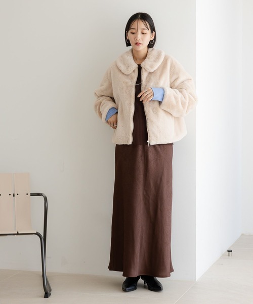 LOWRYS FARM（ローリーズファーム）の「【襟取り外し可能】ファー