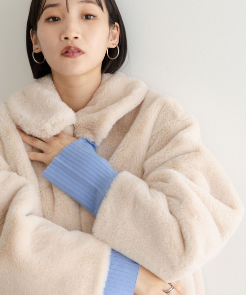 LOWRYS FARM（ローリーズファーム）の「【襟取り外し可能】ファー