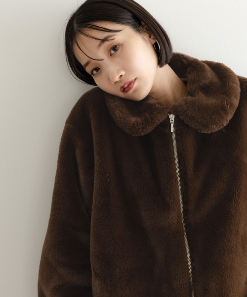 セール】【襟取り外し可能】ファーブルゾン 491126（ブルゾン