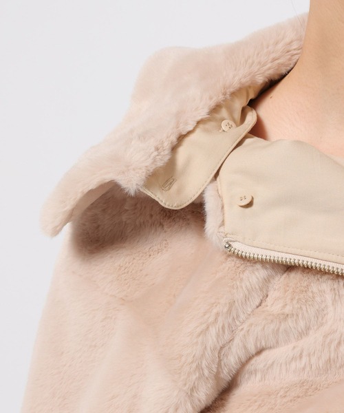 セール】【襟取り外し可能】ファーブルゾン 491126（ブルゾン