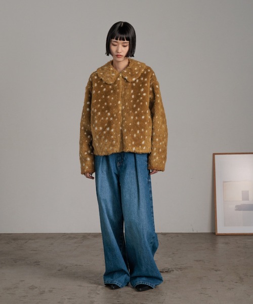 セール】【襟取り外し可能】ファーブルゾン 491126（ブルゾン