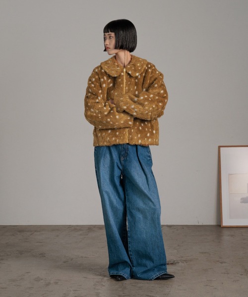 セール】【襟取り外し可能】ファーブルゾン 491126（ブルゾン