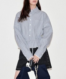 アナログ★ATF/Analog Technical Fashion チェック柄 A.F ARTEFACT - アシンメトリーチェックコンビシャツ / Check