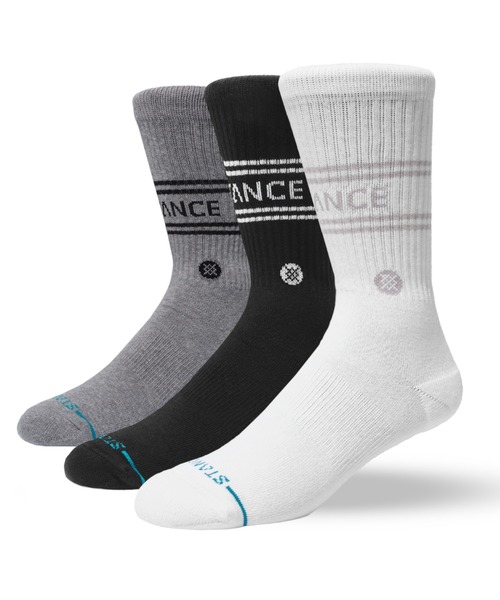 STANCE(スタンス)の「STANCE /スタンス /VITAL 3 PACK CREW(ソックス/靴下・メンズ・ホワイト/ブラック/その他24・L)」の3枚目の写真