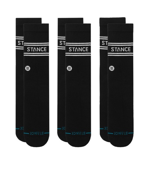 STANCE(スタンス)の「STANCE /スタンス /VITAL 3 PACK CREW(ソックス/靴下・メンズ・ホワイト/ブラック/その他24・L)」の4枚目の写真