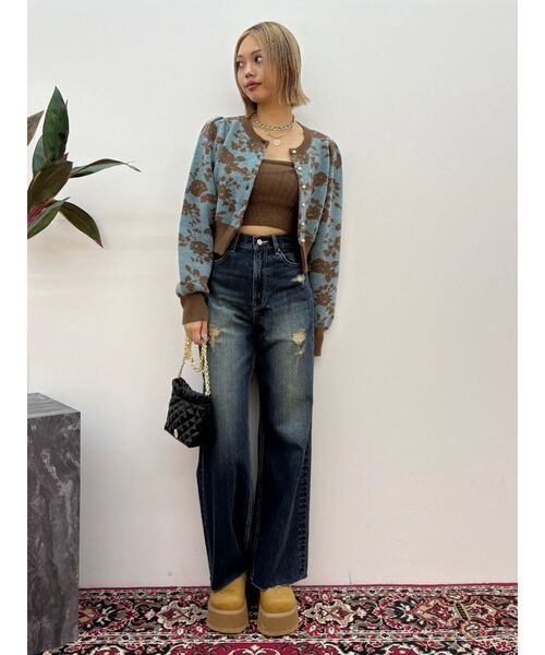 EVRIS（エヴリス）の「キルティングビジューチェーンミニBAG（ショルダーバッグ・レディース・ブラック/ブルー/パープル/その他1・FREE）」の9枚目の写真