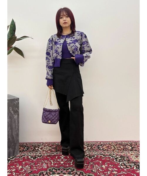 EVRIS（エヴリス）の「キルティングビジューチェーンミニBAG（ショルダーバッグ・レディース・ブラック/ブルー/パープル/その他1・FREE）」の14枚目の写真