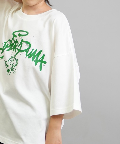 PUMA(プーマ)の「PUMA SKATEBOARDING/プーマ スケートボーディング 半袖 Tシャツ キッズ MX SS グラフィック TEE 636011(Tシャツ/カットソー・キッズ・ホワイト/ブラック・130cm/140cm/150cm/160cm)」の13枚目の写真