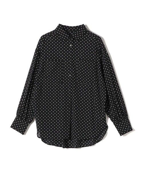 SHIPS Colors:〈手洗い可能〉シアー ドット シャツ（シャツ/ブラウス