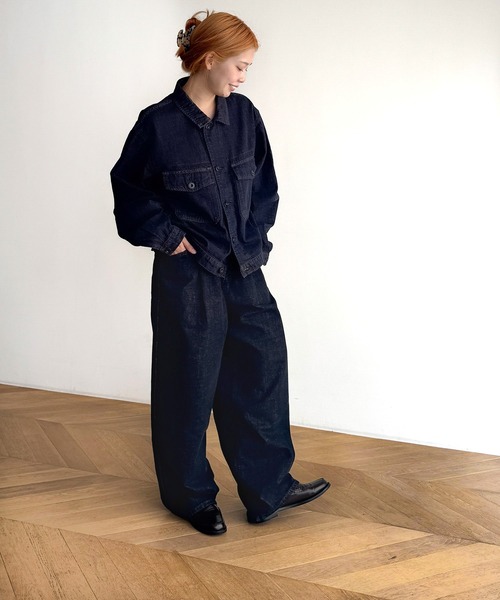 choice_cnl/SEIRTAND タックデニムパンツ（デニムパンツ）｜CANAL JEAN