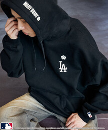 MLB(W[[Ox[X{[)MLB × MARY QUANT/GGr[ × }[Ng MLB×MARY QUANT EMBROIDERY SWEAT HOODIE/SNуXEFbgp[J[(WJ)(p[J[)