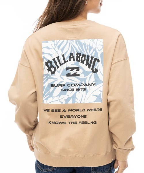 BILLABONG(ビラボン)の「【BILLABONG/ビラボン】24AW PATTERN LOGO SWEAT/バックプリントスウェットトレーナー(スウェット・レディース・ヘザーグレー/ブラック/ブラック系その他2/ライトブラウン/ホワイト・LARGE/MEDIUM)」の5枚目の写真