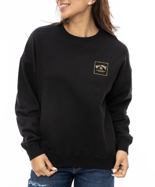 BILLABONG(ビラボン)の「【BILLABONG/ビラボン】24AW PATTERN LOGO SWEAT/バックプリントスウェットトレーナー(スウェット・レディース・ヘザーグレー/ブラック/ブラック系その他2/ライトブラウン/ホワイト・LARGE/MEDIUM)」の9枚目の写真