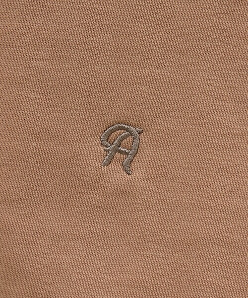 ABAHOUSE(アバハウス)の「ワンポイント刺繍 クルーネック長袖Tシャツ(Tシャツ/カットソー・メンズ・ホワイト/チャコールグレー/ピンク/ベージュ・44/48/46)」の21枚目の写真
