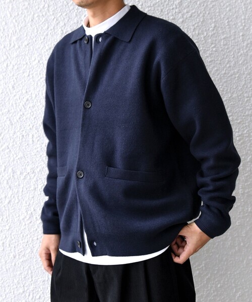 セール】SHIPS any:〈手洗い可能〉ハイゲージ ミラノリブ ブラッシュド