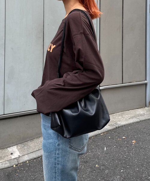 CIAOPANIC TYPY(チャオパニックティピー)の「コットンナイロンシアーカラーロゴTee(Tシャツ/カットソー・レディース・オフホワイト/ブルー/ピンク/ブラウン・ONE SIZE)」の13枚目の写真