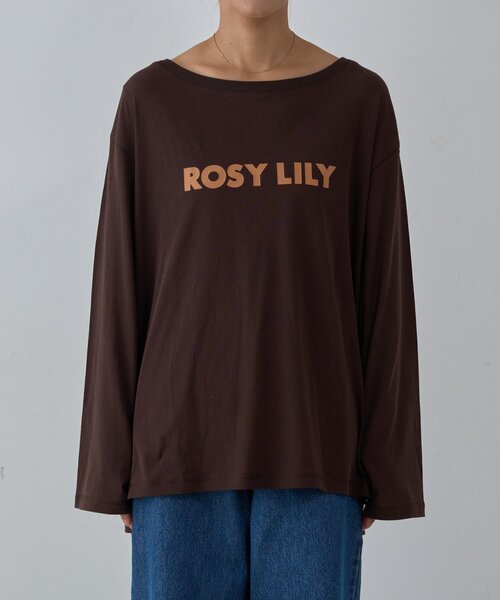 CIAOPANIC TYPY(チャオパニックティピー)の「コットンナイロンシアーカラーロゴTee(Tシャツ/カットソー・レディース・オフホワイト/ブルー/ピンク/ブラウン・ONE SIZE)」の18枚目の写真