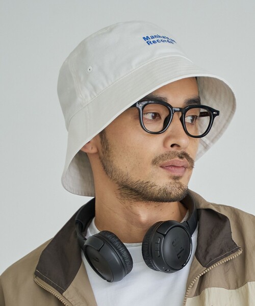 ManhattanRecords（マンハッタンレコード）別注ロゴ刺繍HAT