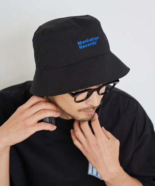 Manhattan Records(マンハッタン レコーズ)の「ManhattanRecords(マンハッタンレコード)別注ロゴ刺繍HAT(ハット・メンズ・ホワイト/コバルトブルー/ブラック・FREE)」の6枚目の写真