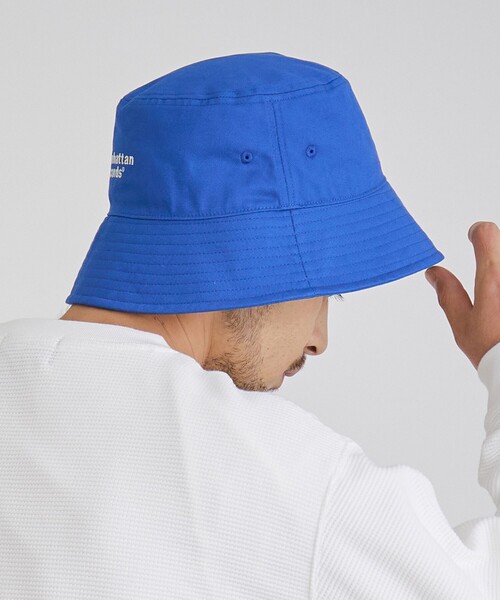 Manhattan Records(マンハッタン レコーズ)の「ManhattanRecords(マンハッタンレコード)別注ロゴ刺繍HAT(ハット・メンズ・ホワイト/コバルトブルー/ブラック・FREE)」の8枚目の写真