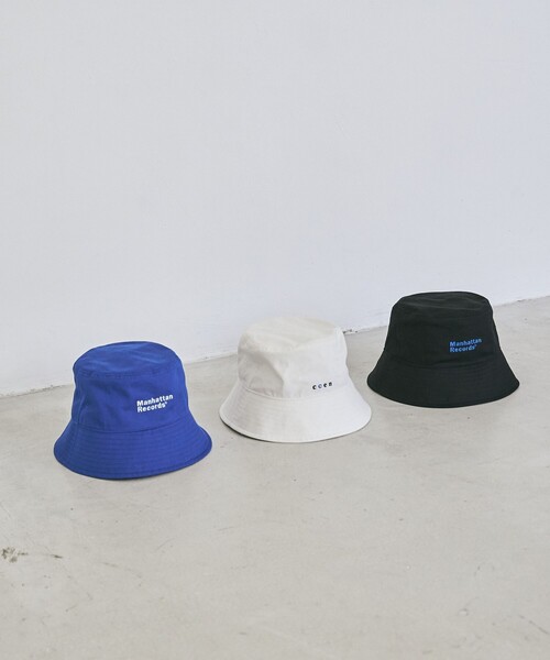 Manhattan Records(マンハッタン レコーズ)の「ManhattanRecords(マンハッタンレコード)別注ロゴ刺繍HAT(ハット・メンズ・ホワイト/コバルトブルー/ブラック・FREE)」の11枚目の写真