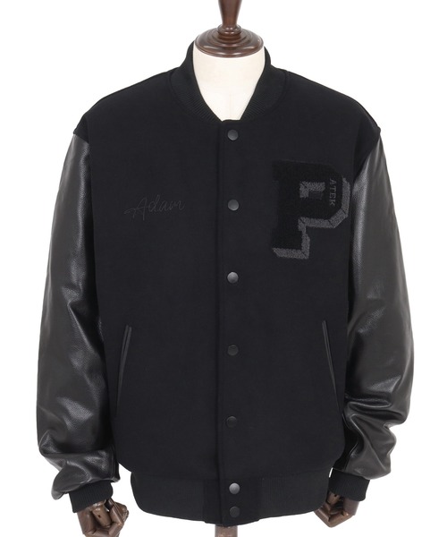 ADAM PATEK(アダムパテック)の「【ADAMPATEK/アダムパテック】leather sleeves varsity jacket ヴァーシティージャケット(スタジャン・レディース・その他1/その他2・1/2)」の5枚目の写真