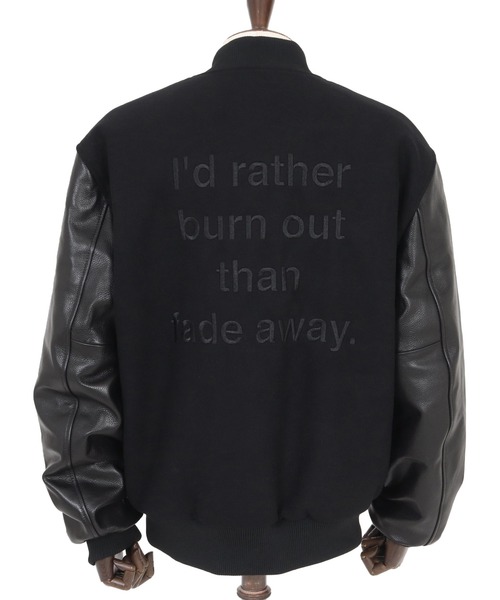 ADAM PATEK(アダムパテック)の「【ADAMPATEK/アダムパテック】leather sleeves varsity jacket ヴァーシティージャケット(スタジャン・レディース・その他1/その他2・1/2)」の6枚目の写真