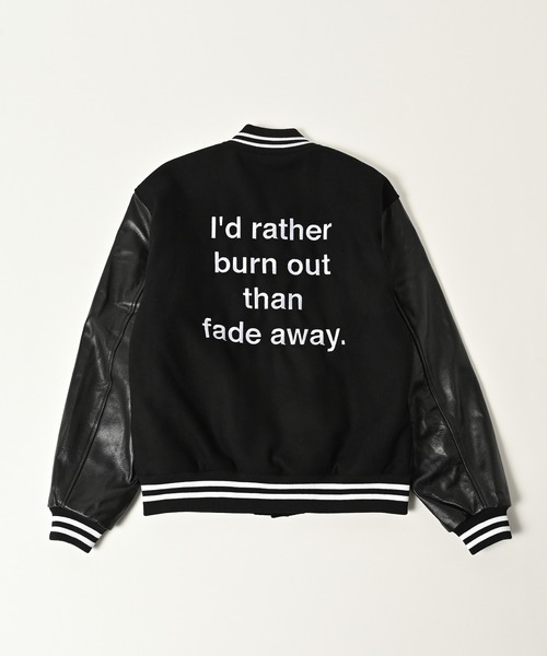 ADAM PATEK(アダムパテック)の「【ADAMPATEK/アダムパテック】leather sleeves varsity jacket ヴァーシティージャケット(スタジャン・レディース・その他1/その他2・1/2)」の7枚目の写真