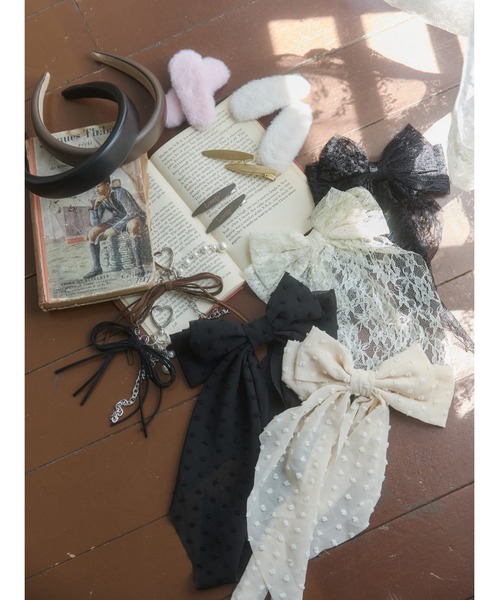 WC(ダブル シー)の「《2個セット★》もこもこヘアピンセット(ヘアピン・レディース・ホワイト/ピンク・FREE)」の15枚目の写真