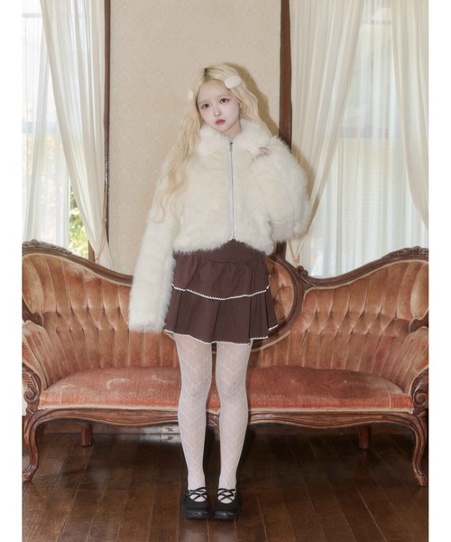 WC(ダブル シー)の「《2個セット★》もこもこヘアピンセット(ヘアピン・レディース・ホワイト/ピンク・FREE)」の11枚目の写真