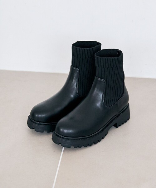 coen(コーエン)の「【再入荷】防滑ストレッチブーツ(WEB限定サイズ)(ブーツ・レディース・ブラウン/ブラック・24.5cm/23.5cm/22.5cm)」の22枚目の写真