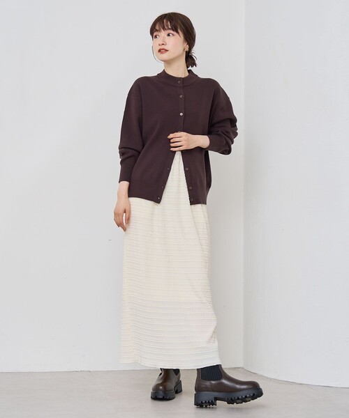 coen(コーエン)の「【再入荷】防滑ストレッチブーツ(WEB限定サイズ)(ブーツ・レディース・ブラウン/ブラック・24.5cm/23.5cm/22.5cm)」の3枚目の写真