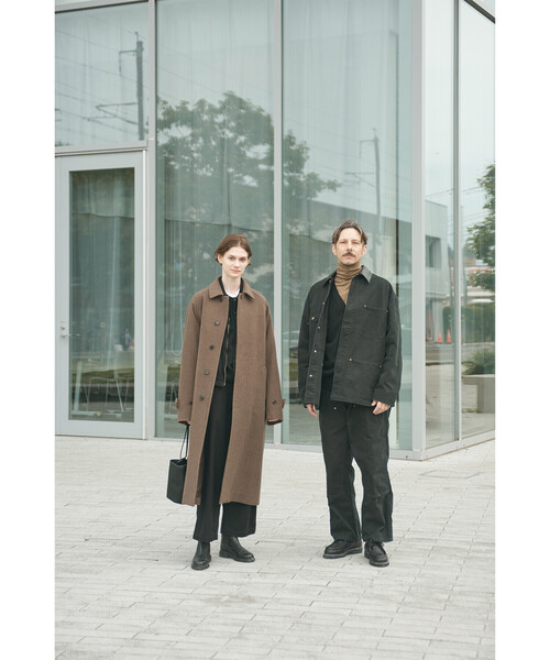 SCYE BASICS（サイベーシックス）の「SCYE BASICS | 〈別注〉ストレッチコットンダック カーペンターパンツ WOMEN（その他パンツ・レディース・ブラック/Nat/ブラウン・27/26）」の16枚目の写真