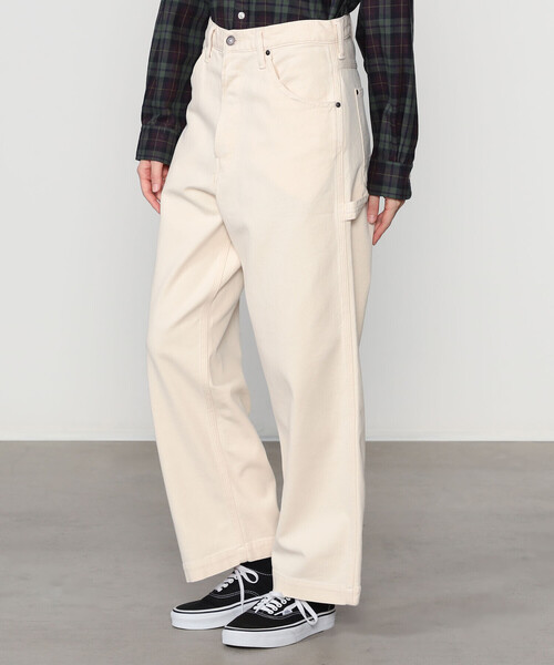 SCYE BASICS（サイベーシックス）の「SCYE BASICS | 〈別注〉ストレッチコットンダック カーペンターパンツ WOMEN（その他パンツ・レディース・ブラック/Nat/ブラウン・27/26）」の3枚目の写真