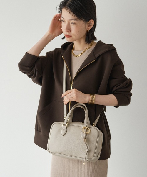 russet（ラシット）の「レザーコードバッグチャーム（チャーム・レディース・ブラウン/ピンク/ボルドー/ブラック/グレー系その他/ダークブラウン/イエロー/ピンク系その他/サックスブルー・FREE）」の11枚目の写真