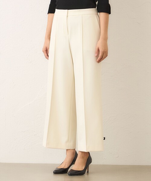 TO BE CHIC(トゥー ビー シック)の「ウールライク ワイドパンツ(その他パンツ・レディース・グレー系その他/ブラック・40/42)」の9枚目の写真