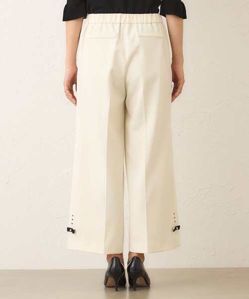 TO BE CHIC(トゥー ビー シック)の「ウールライク ワイドパンツ(その他パンツ・レディース・グレー系その他/ブラック・40/42)」の10枚目の写真