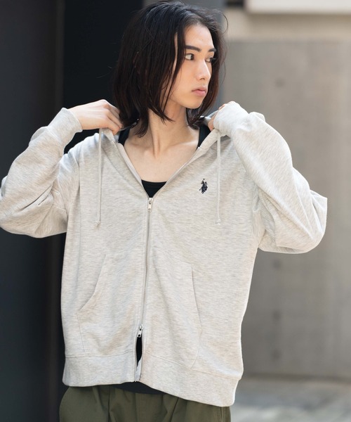 セール】∴WEGO/【25年秋冬新作】U.S.POLO ASSN.別注ZIPパーカー