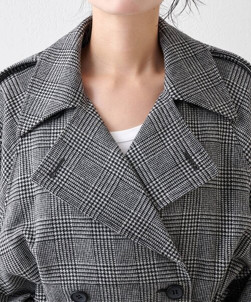 Whim Gazette（ウィムガゼット）の「ウールミドルトレンチコート（トレンチコート・レディース・ブラック・FREE）」の15枚目の写真