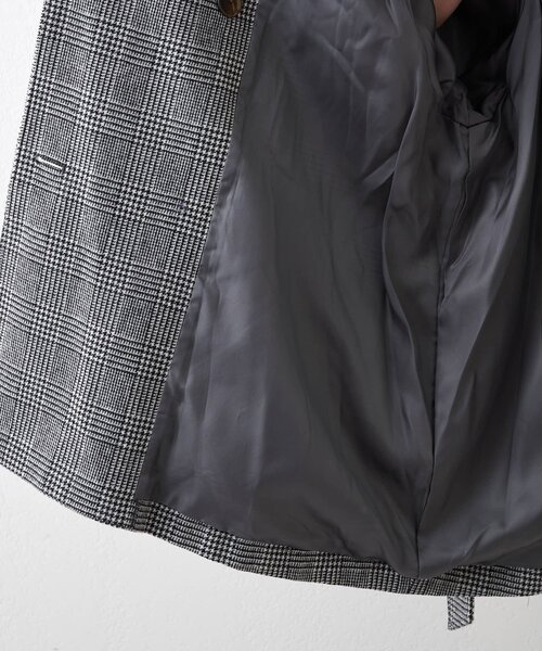 Whim Gazette（ウィムガゼット）の「ウールミドルトレンチコート（トレンチコート・レディース・ブラック・FREE）」の22枚目の写真