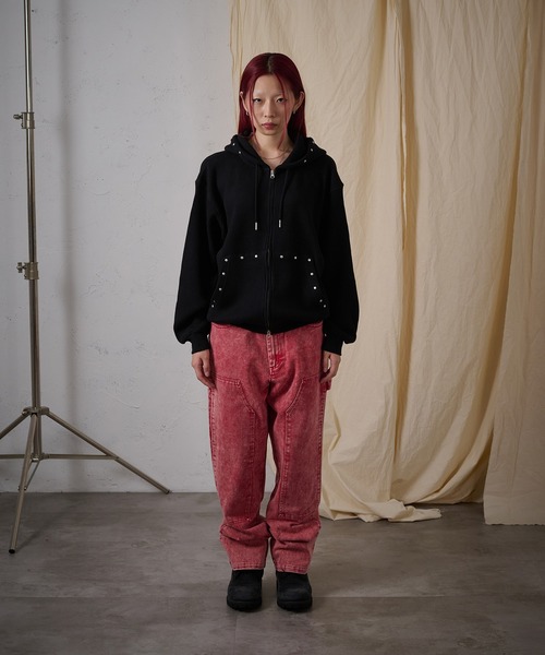 セール】WAFFLE STUDS ZIP HOODIE（パーカー）｜FTW（エフティ