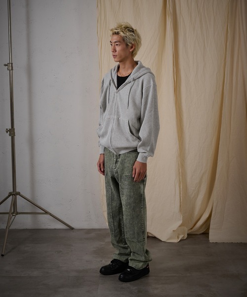 セール】WAFFLE STUDS ZIP HOODIE（パーカー）｜FTW（エフティ