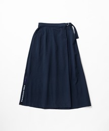 [L's]WRAPPED SKIRT SEERSUCKER/ラップスカートシアサッカー