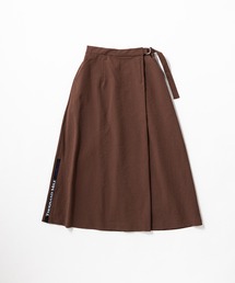 THOUSAND MILE | [L's]WRAPPED SKIRT SEERSUCKER/ラップスカートシアサッカー(スカート)