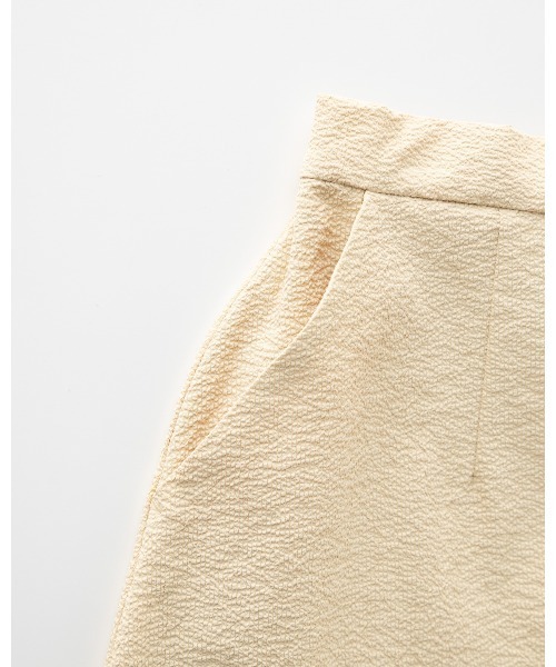 THOUSAND MILE（サウザンドマイル）の「[L's]WRAPPED SKIRT SEERSUCKER/ラップスカートシアサッカー（スカート・レディース・ネイビー/ブラウン/イエロー/ブラック・L/M）」の7枚目の写真