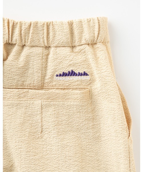 THOUSAND MILE（サウザンドマイル）の「[L's]WRAPPED SKIRT SEERSUCKER/ラップスカートシアサッカー（スカート・レディース・ネイビー/ブラウン/イエロー/ブラック・L/M）」の8枚目の写真